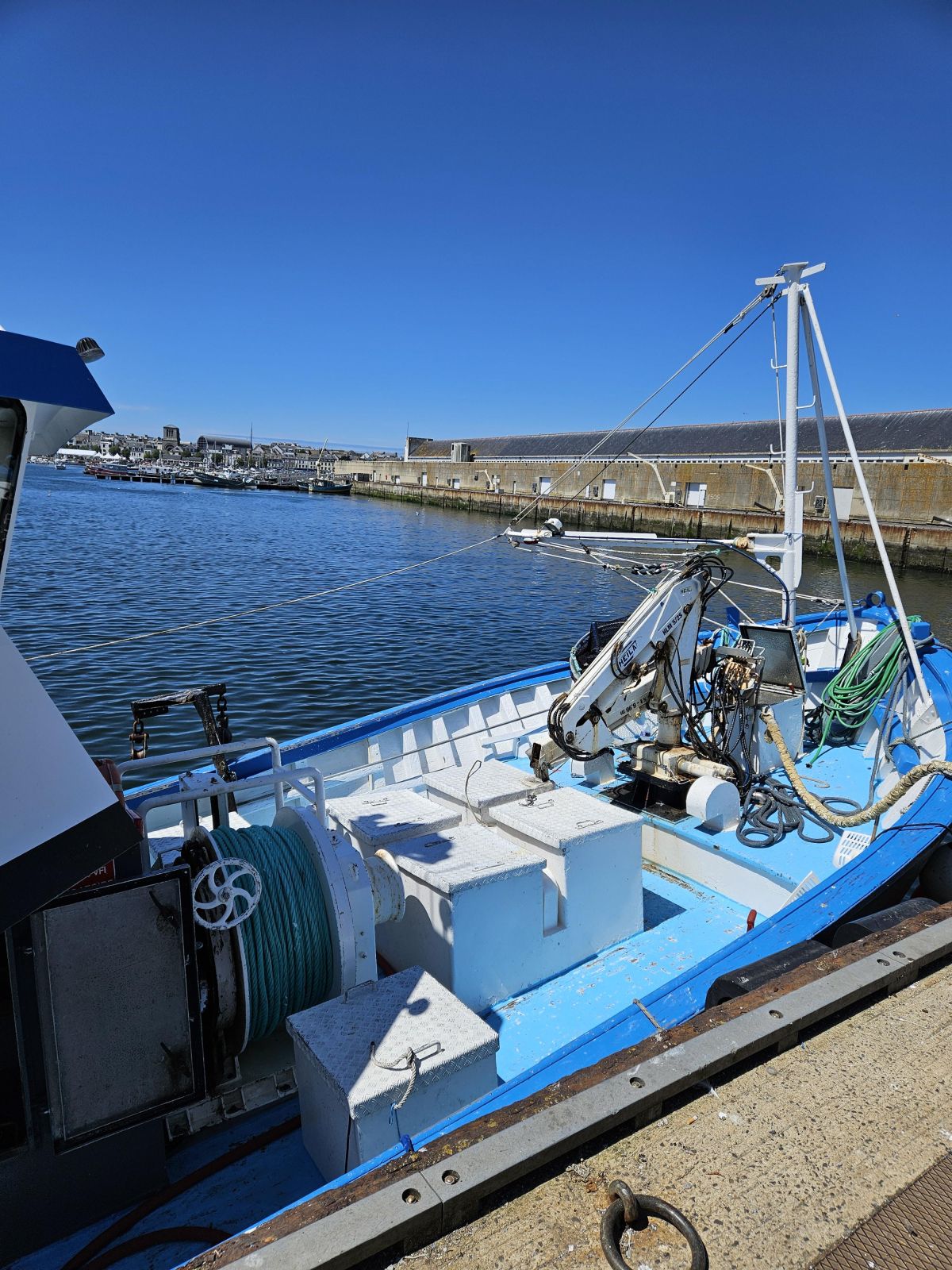 port de concarneau l'siolation 6 reservoires de stockage sardines